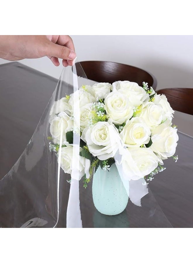 Tablecloth Transparent Rectangle Protective Cover 0.2 mm Clear 250 x 140 cm - Image 2